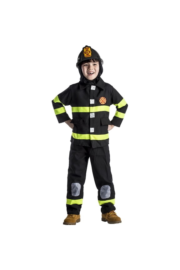Deluxe Fire Fighter Dress Up Costume Set - By Dress Up America