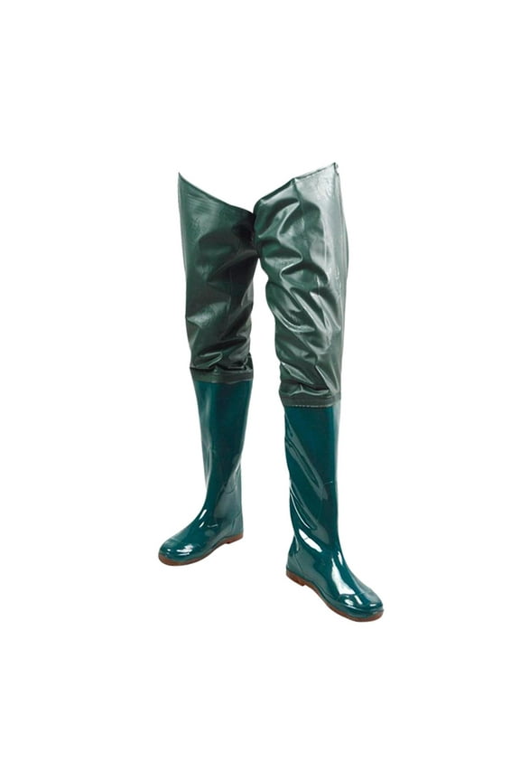 Deluxe Fishing Hip Waders Men Women Wading Pants Trousers with Boots Waterproof Breathable Hip Boots Stocking - 42