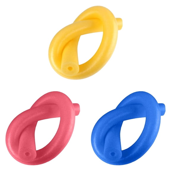 Deluxe Foam Pool Swim Noodle, Pool Swim Noodle Hollow Foam Pool Swim Noodle, Bright Foam Noodles for Floating Training Device, Swimming, Floating Soft Large Rainbow Foam Tube 1/2/3PCS