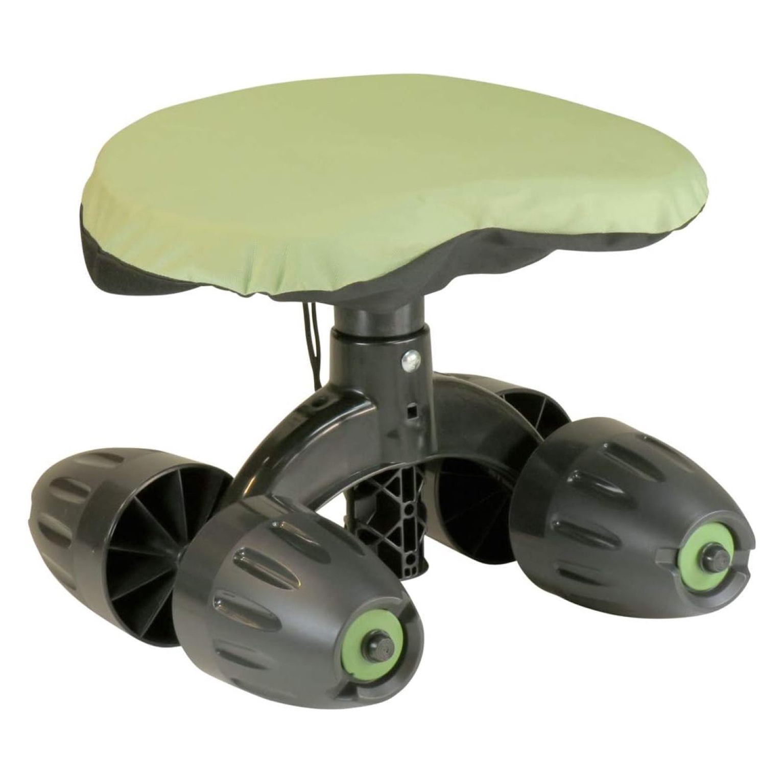 Work Stool Rocker Deluxe Garden Rocker Rolling Work Seat with Comfort Cushion and ...