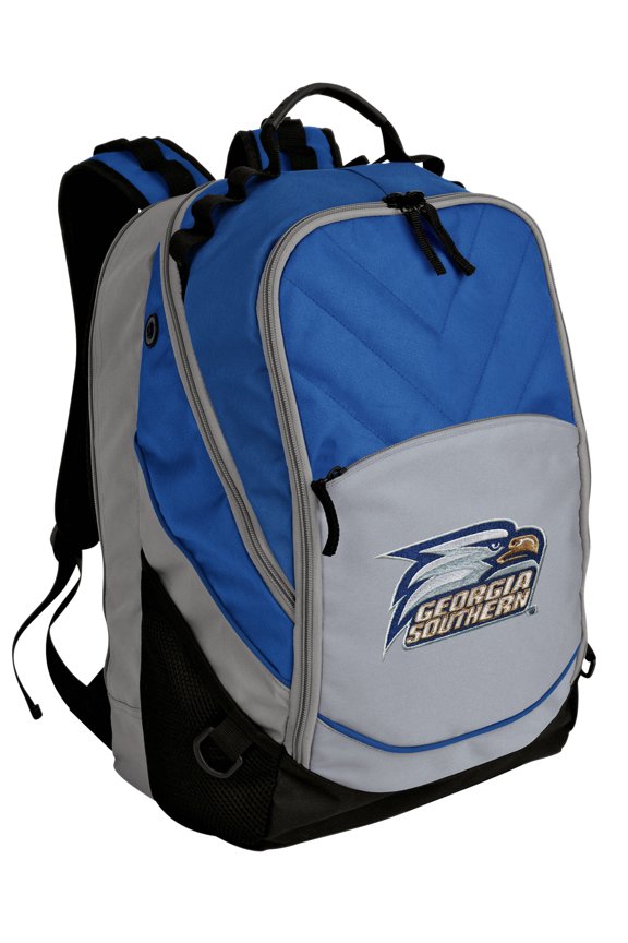 Deluxe Georgia Southern Eagles Laptop Backpack Georgia Southern Backpack LOADED with POCKETS!