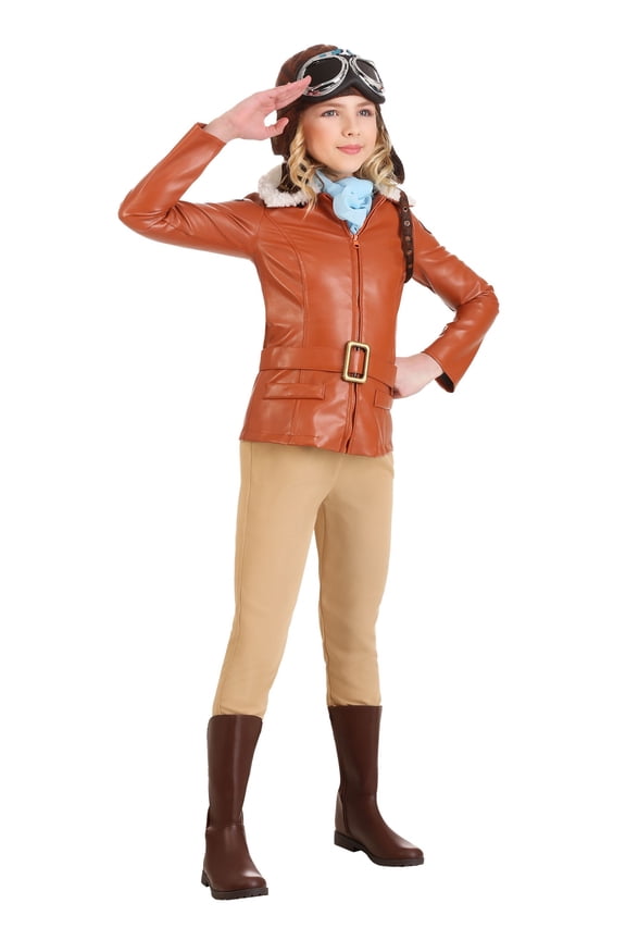 Deluxe Girl's Amelia Earhart Costume