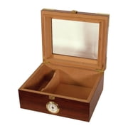 Deluxe Glass-Top Humidor 20-50 Cigars