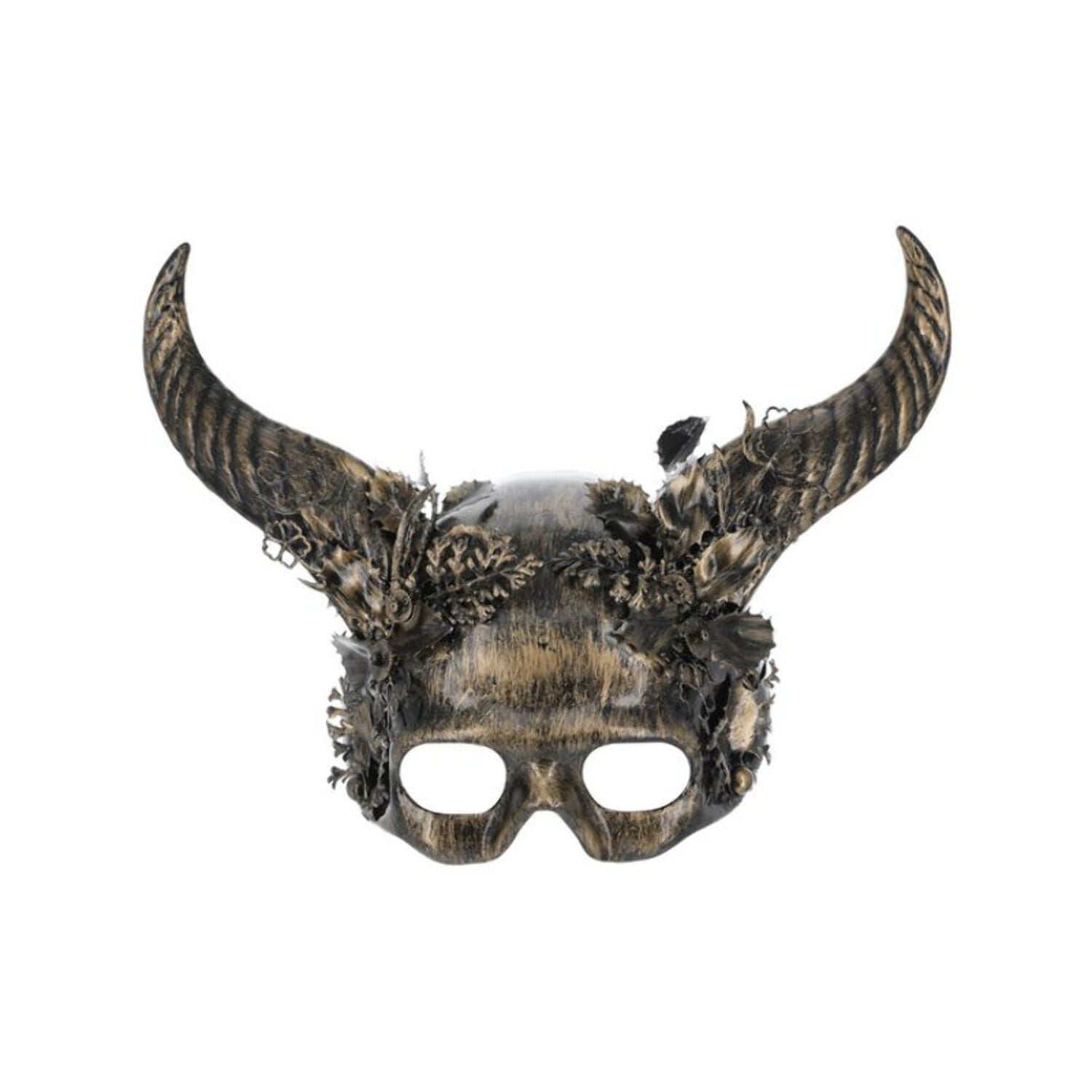 Deluxe Gold Horned Masquerade Mask Adult Deluxe Gold Horned Masquerade Mask Adult