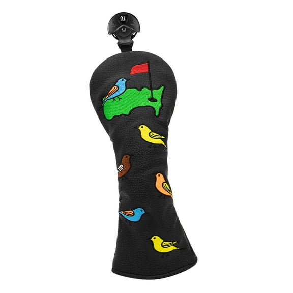 Deluxe Golf Club Head Cover, Sleeve Case ,PU Leather Wood Protective Sleeve , UT