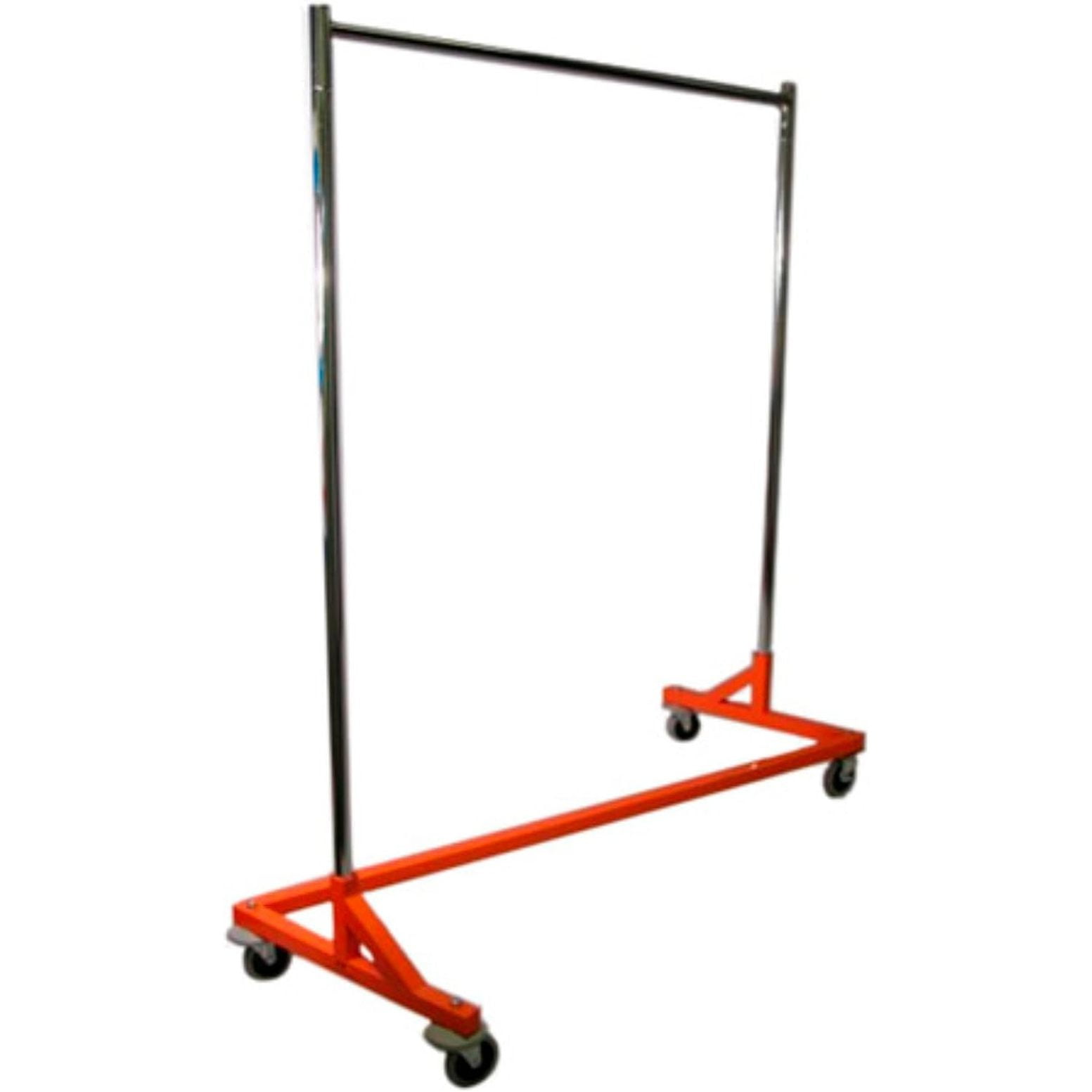 Deluxe Grade Rolling Z Rack Garment Rack with Nesting OSHA Safety