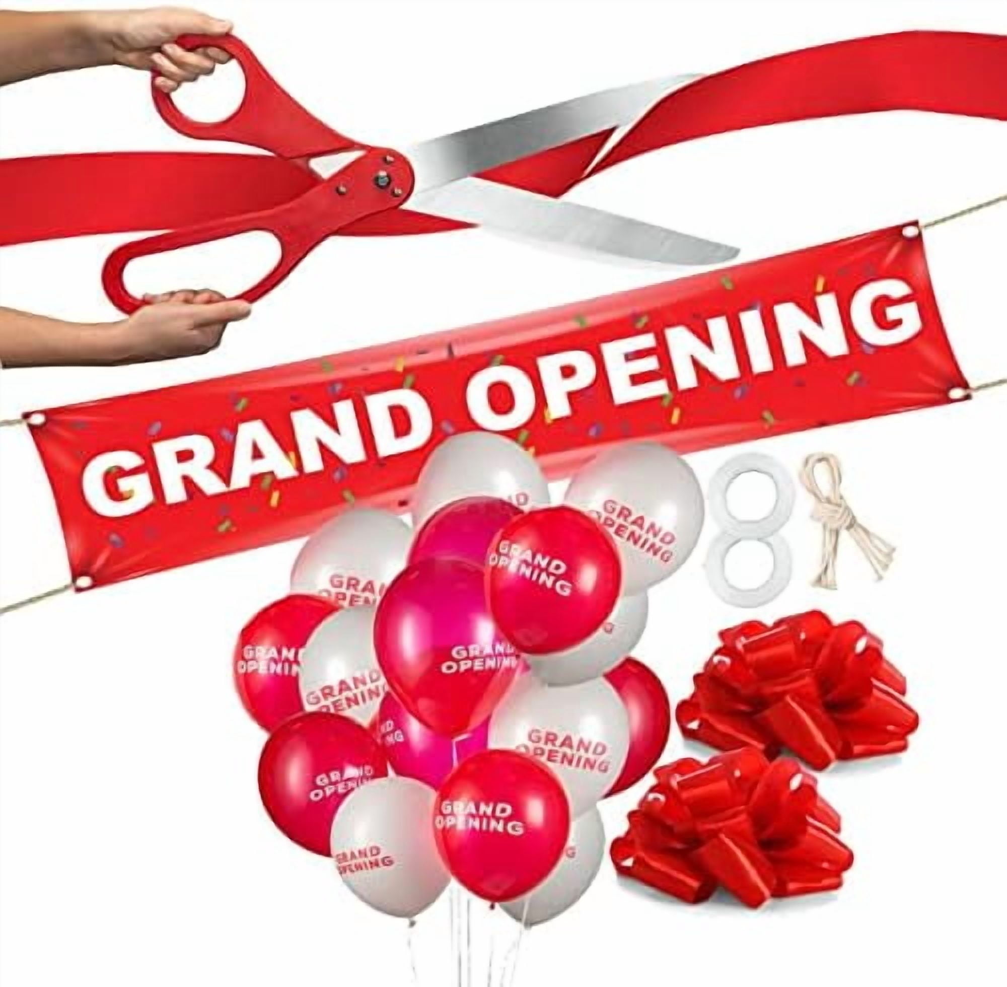 Deluxe Grand Opening Ribbon Cutting Ceremony Kit - 25