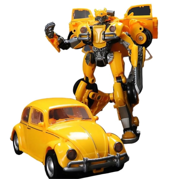 Deluxe Gravity Studio Series Deluxe Bumblebee & Prowl 7.9 Inch Scale Zinc Alloy Movie Edition Action Figure Manual Assemble Collectible Model Gifts, Multicolored