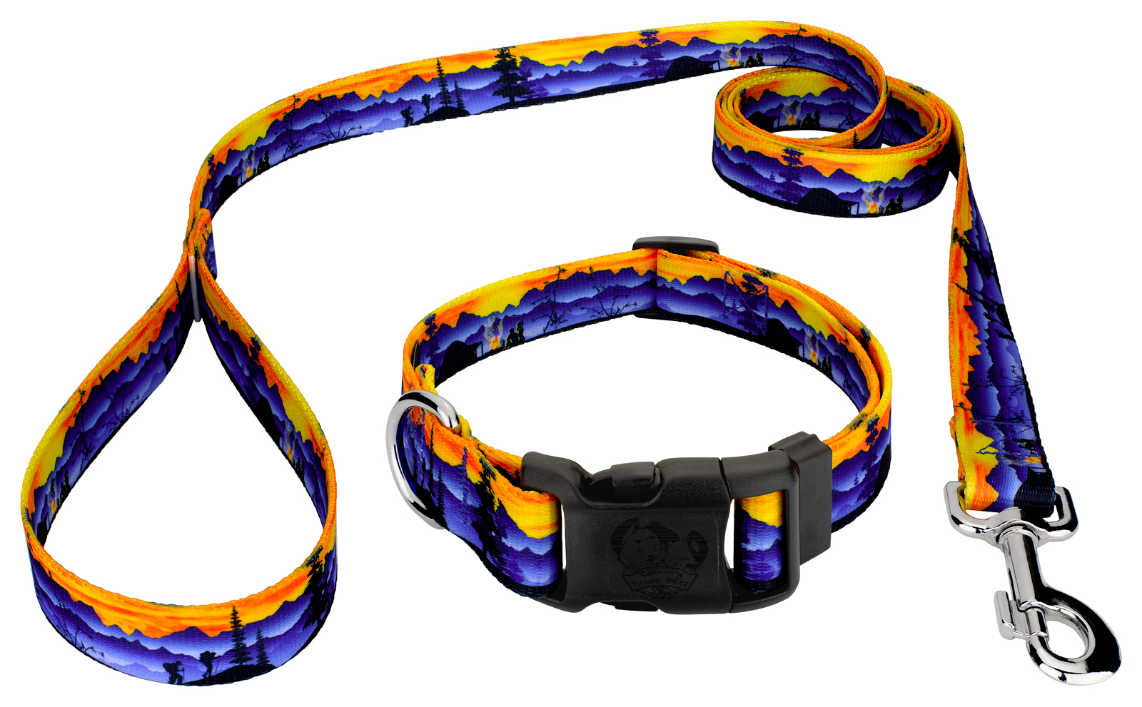Country Brook Petz® Great Outdoors Everyday Dog Collar and Leash, Small