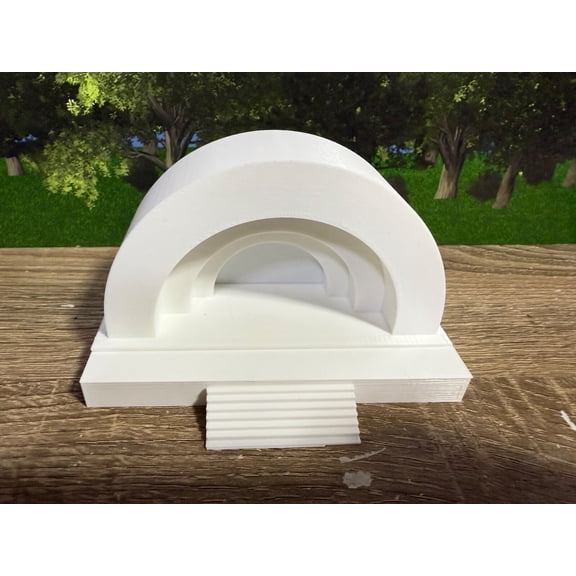 Deluxe HO Scale Bandshell Outdoor Stage for Train Layouts Bandstand Amphitheater