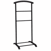 Hardwood Clothes Valet Stand Espresso