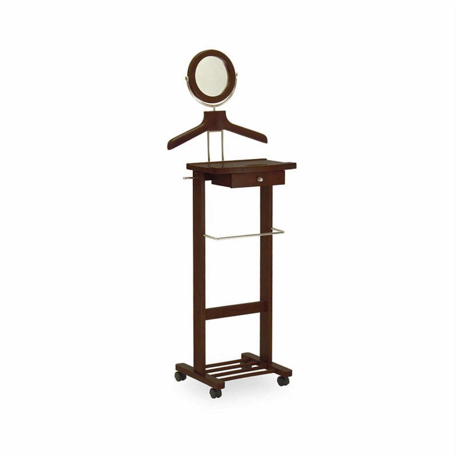 Hardwood Clothes Valet Stand (Red Mahogany)