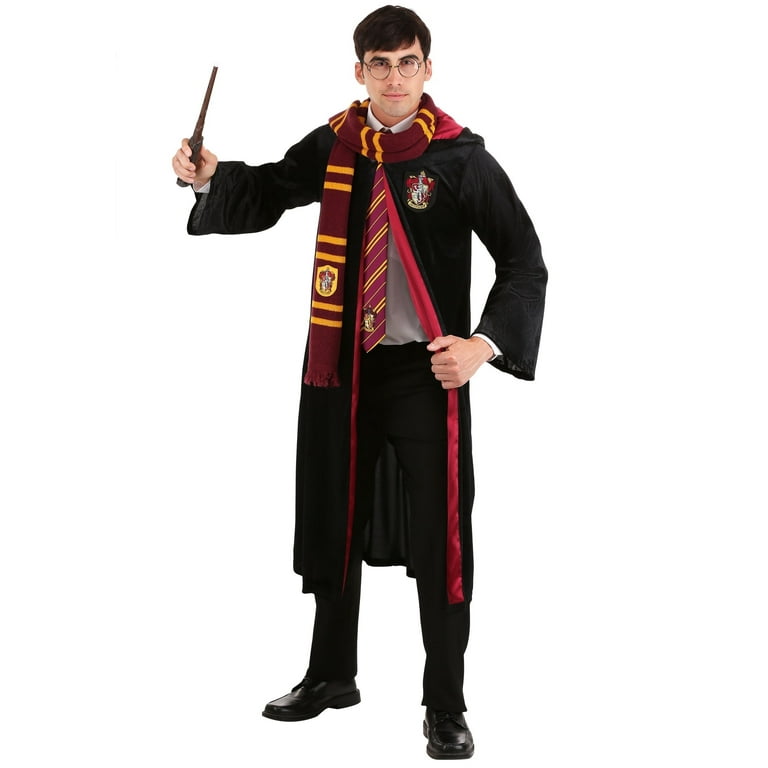 Plus Size Deluxe Harry Potter Gryffindor Robe Costume for Adults