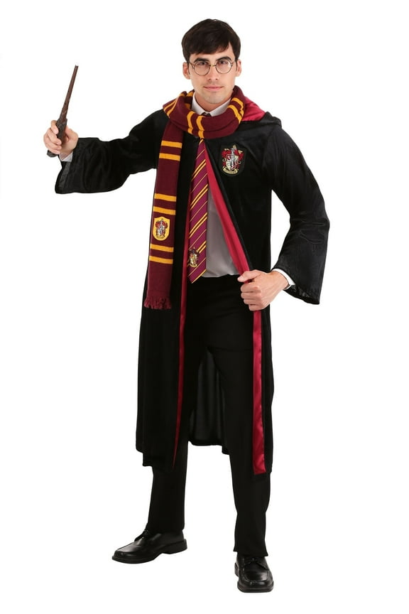 Deluxe Harry Potter Plus Size Adult Gryffindor Robe Costume