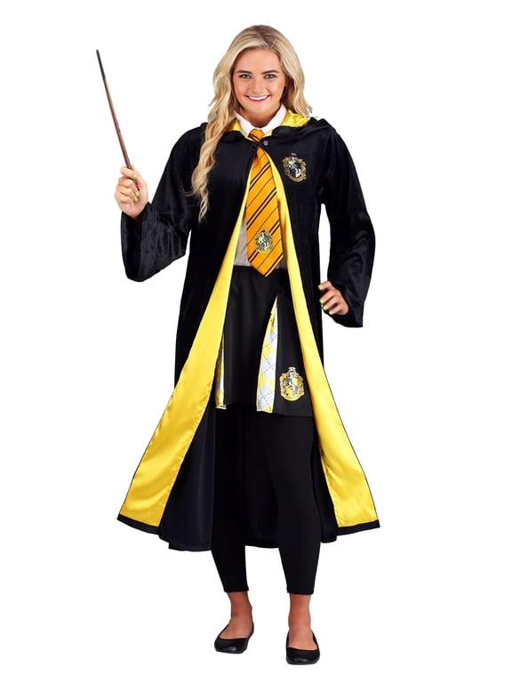 Deluxe Harry Potter Plus Size Adult Hufflepuff Robe Costume