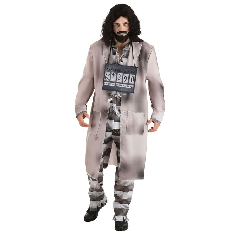 Plus Size Mens Deluxe Harry Potter Sirius Costume Adult Mens Black Gray 3X Fun Costumes