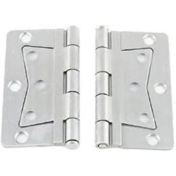 Deluxe Heavy Duty Interior Door Hinge for Mobile Homes/RV (Satin Nickel)