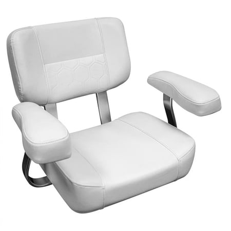 Deluxe Helm Chair with Arms, Brite White