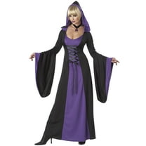 Deluxe Hooded Robe Adult Costume (Purple)