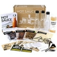 Deluxe Hot Sauce Making Kit, 3 Varieties of Chili Peppers, Gourmet