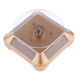 thumbnail image 1 of Deluxe Jewelry Watch Phone Rotating Display Stand Turntable Solar Powered, Environmentally Friendly Gold, 1 of 8