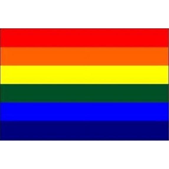 Deluxe Jumbo Rainbow Polyester Rainbow Pride Flag