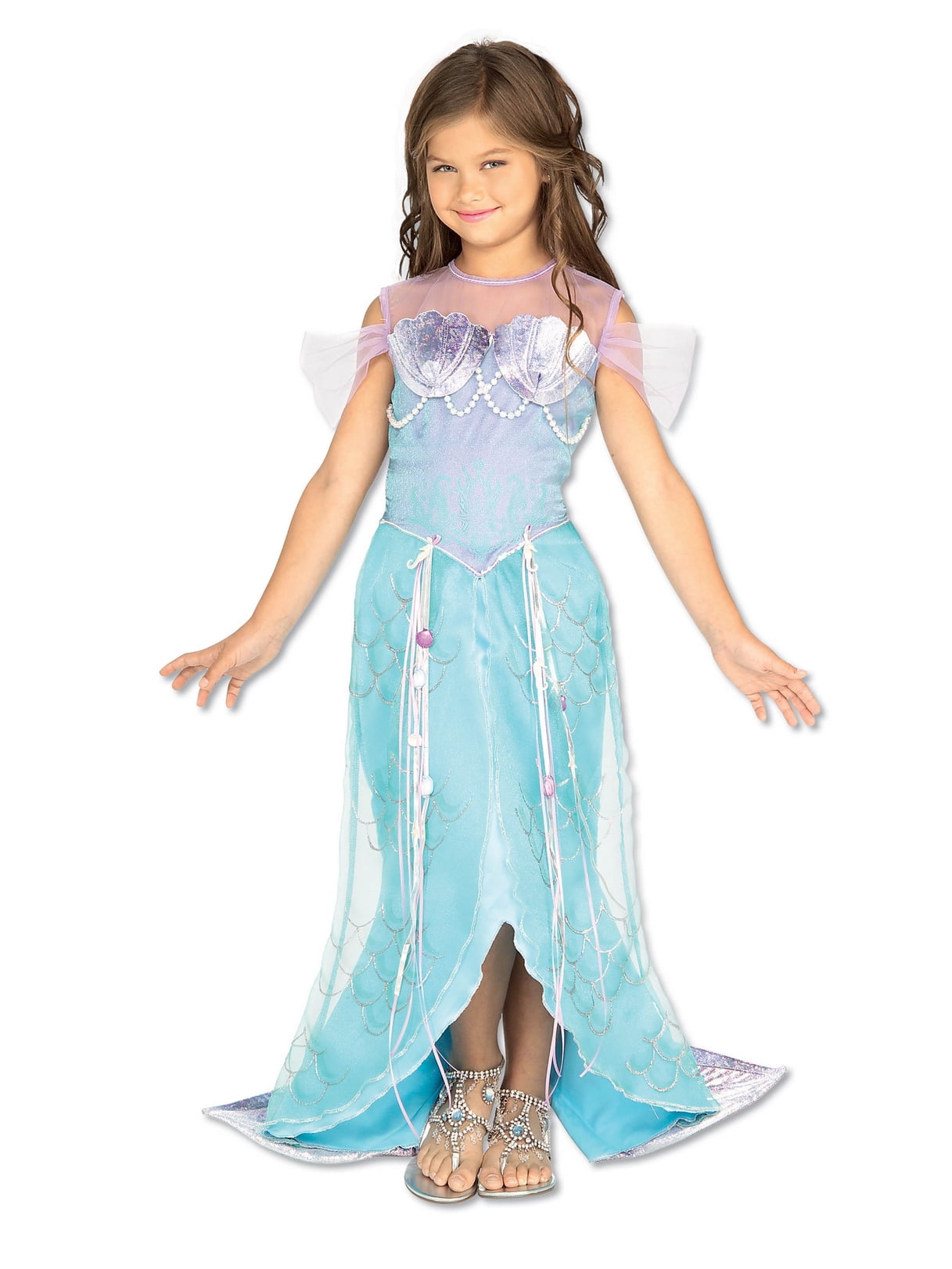 Deluxe Mermaid Costume Kids Green Deluxe Mermaid Costume Kids Green