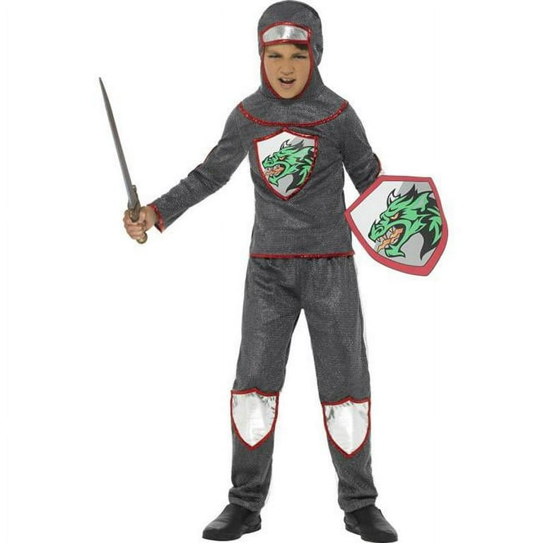 Deluxe Knight Costume Silver Child Deluxe Knight Costume Silver Child