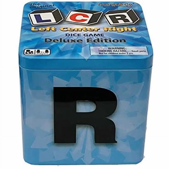 Deluxe LCR (Left-Center-Right) Edition Dice Game Koplow Games