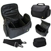 Deluxe Large Camera Carrying Bag Case For Nikon D3000 D3100 D3200 D3300