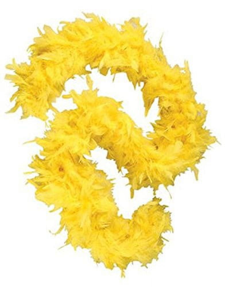 Deluxe Large Yellow 72 Costume Accessory Feather Boa [Apparel