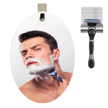 Aazon.co: Shower Irror Fogless For Shaving, Shower Shaving Irror With Razor Holder, Anti Fog