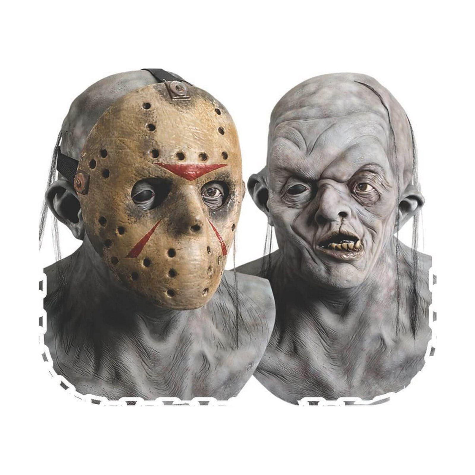 Arkæologiske bit skør Deluxe Latex Jason Mask with Removable Face Mask - Friday the 13th -  Walmart.com