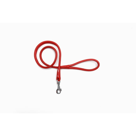 Deluxe Leather Rolled Dog Leash