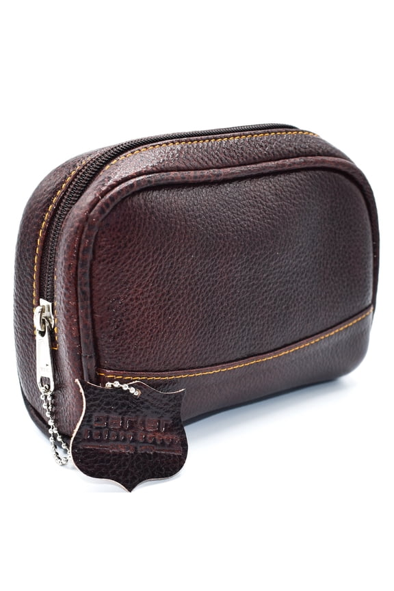 Deluxe Leather Small Toiletry Bag (Dopp Kit) from Parker Safety Razor