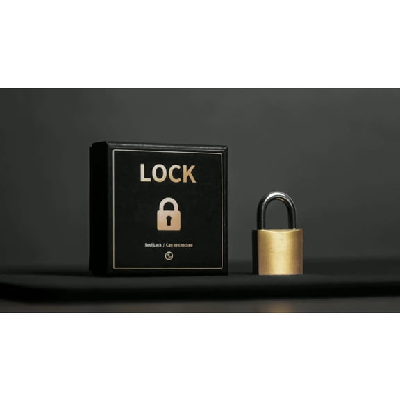 Deluxe Magic ESP Lock Super Mental Lock with 5 Keys Magic Tricks Props Gimmick Prediction Close Up Illusion Magia Magician Mind