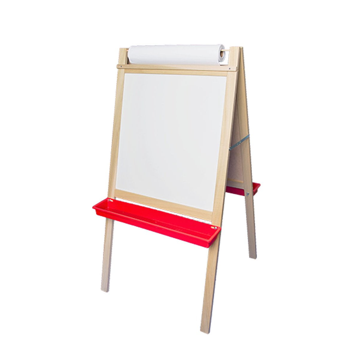 Deluxe 18" X 100' Paper Roll Easel With 2 Rugged Tray, 48" X