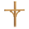 thumbnail image 1 of Deluxe Mailbox Post, 2-Sided For 4 Mailboxes, In-Ground Mounted, 1 of 7