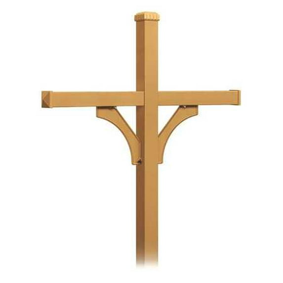 Deluxe Mailbox Post, 2-Sided For 4 Mailboxes, In-Ground Mounted