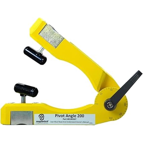 Magswitch Pivot Angle 200 Adjustable Welding Magnet - for Metal Fabrication Welding Accessories and Tools, with Multi Angle Magnet Holder Clamp On/Off Capabilities, 200 lb Holding Force