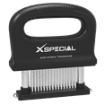 thumbnail image 1 of XSpecial Manual Meat Tenderizer with 48 Stainless Steel Blades for Kitchen & Marinades, 1 of 8