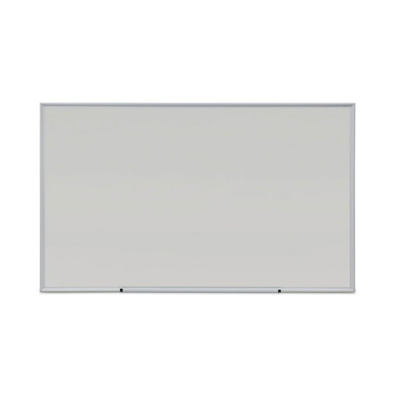Deluxe Melamine Dry Erase Board, 60 x 36, Melamine White Surface, Silver Anodized Aluminum Frame