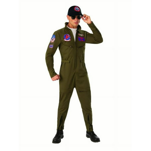 Top Gun Classic Maverick Deluxe Costume for Adults by Rubies, Men's Large