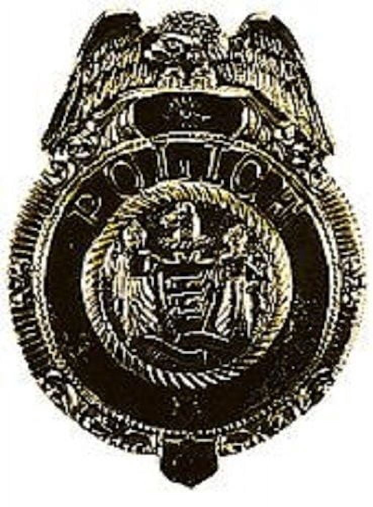 Gold Police Officer Costume Accessory with Pin Back - Walmart.com