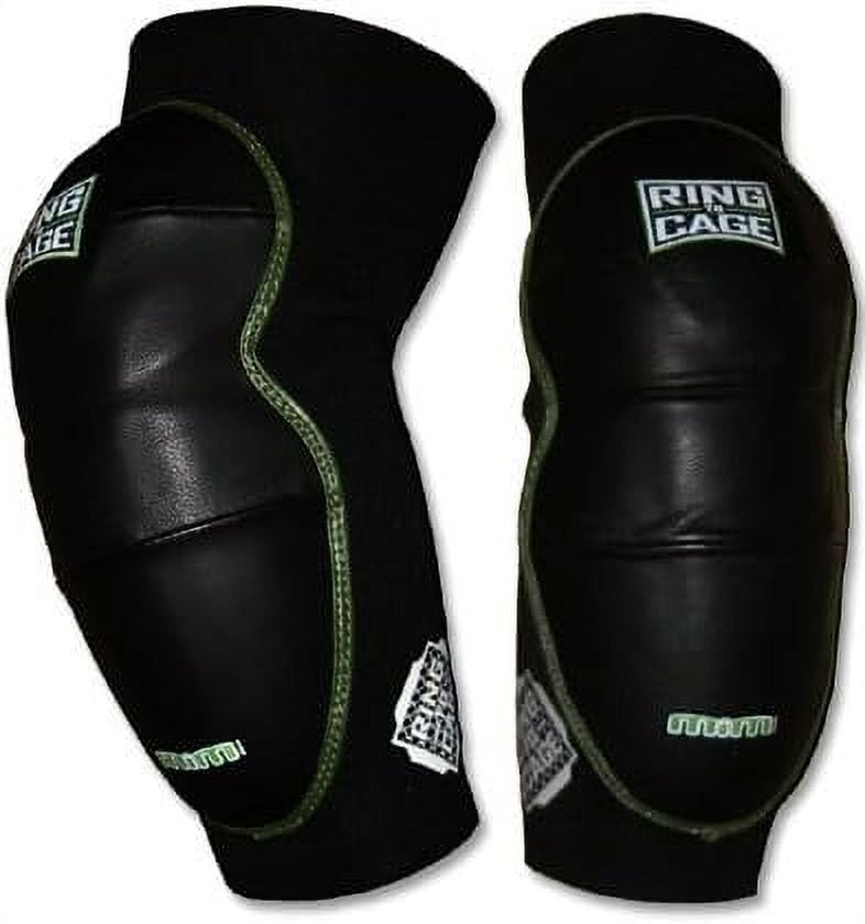 Deluxe MiMFoam Elbow Pads Leather for Muay Thai, MMA, Kickboxing