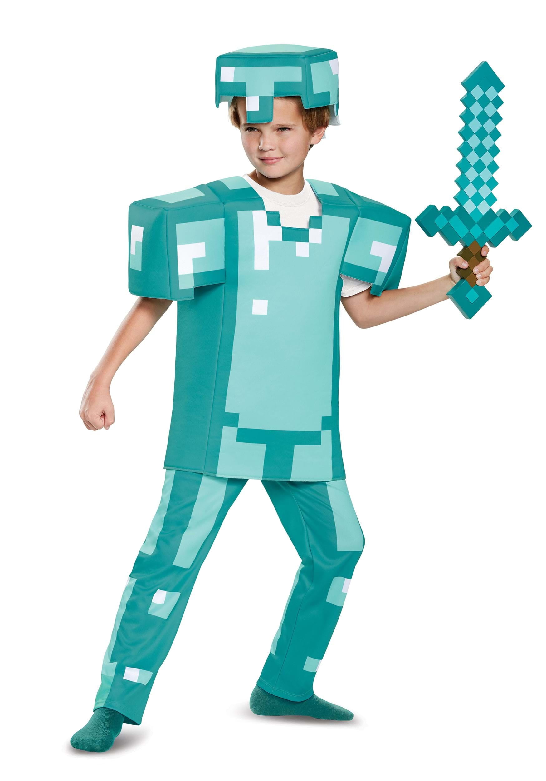 Deluxe Minecraft Armor Kids Costume