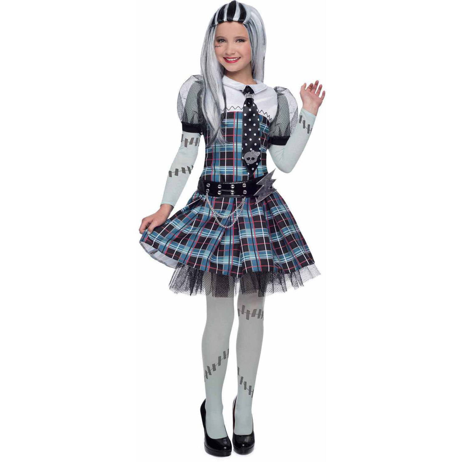 Deluxe Monster High Frankie Stein Girls' Child Halloween Costume - Walmart.com