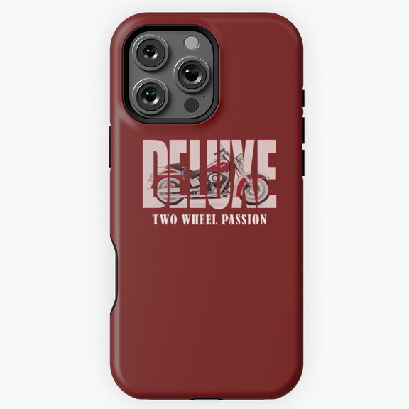 Deluxe Motorcycle Artwork Biker Phone Case for iPhone 16 15 14 13 12 11 Pro Max