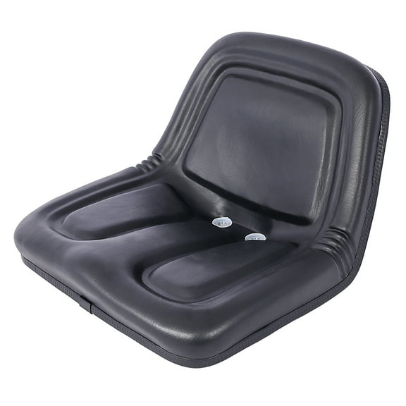 Deluxe Mower Tractor Seat Compatible with John Deere, Kubota, Allis-Chalmers, Bobcat, Case-IH, Ford New Holland, White, Oliver, Mpl, Moline, Massey Ferguson High Back ,with slide (Black)