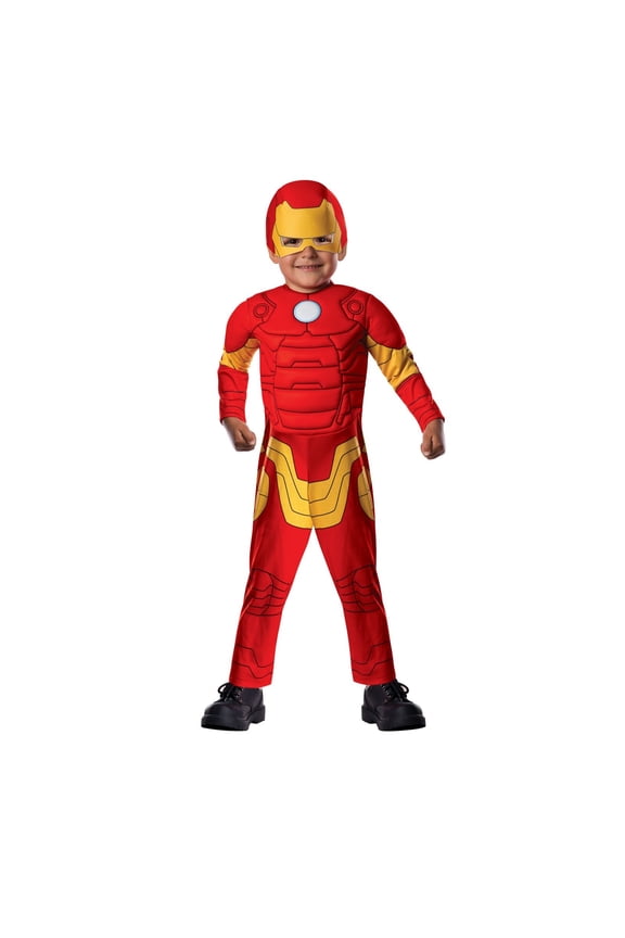 Deluxe Muscle Chest Iron Man Toddler Halloween Costume